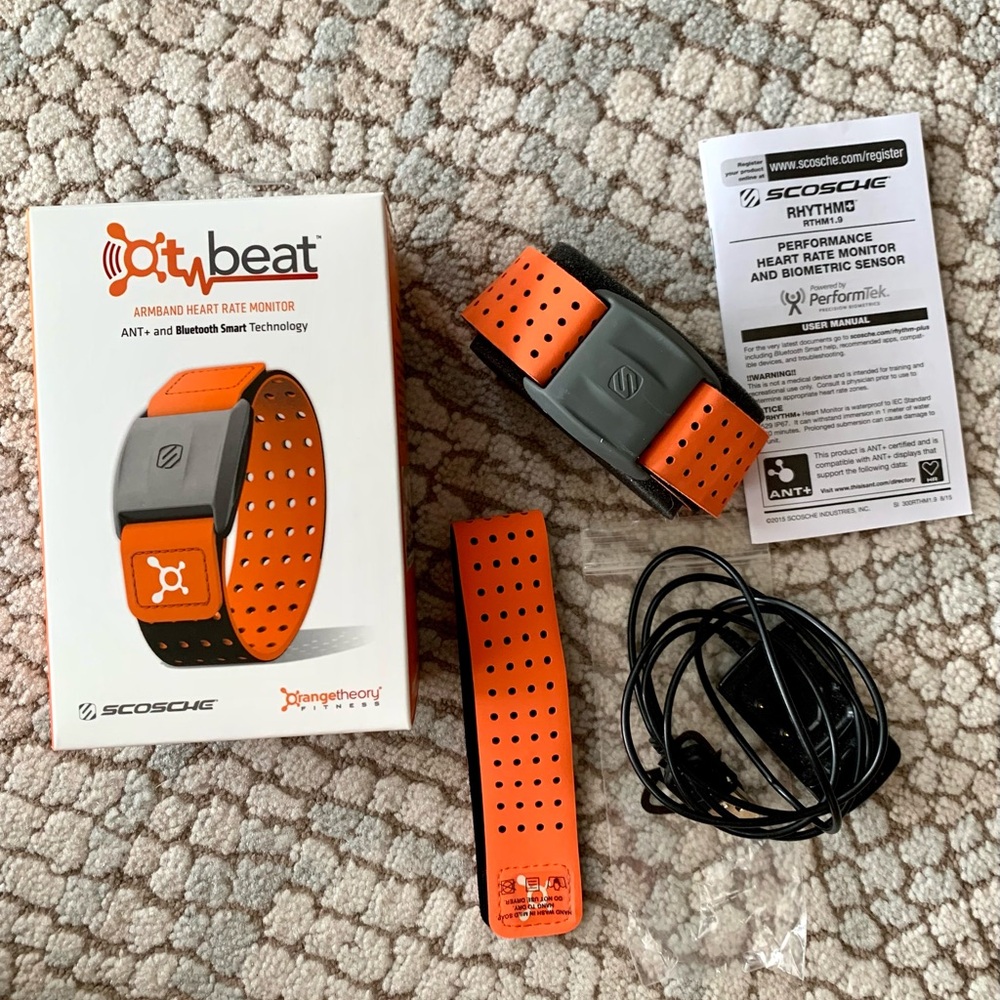 OrangeTheory OTBeat Flex Armband Heart Rate Monitor